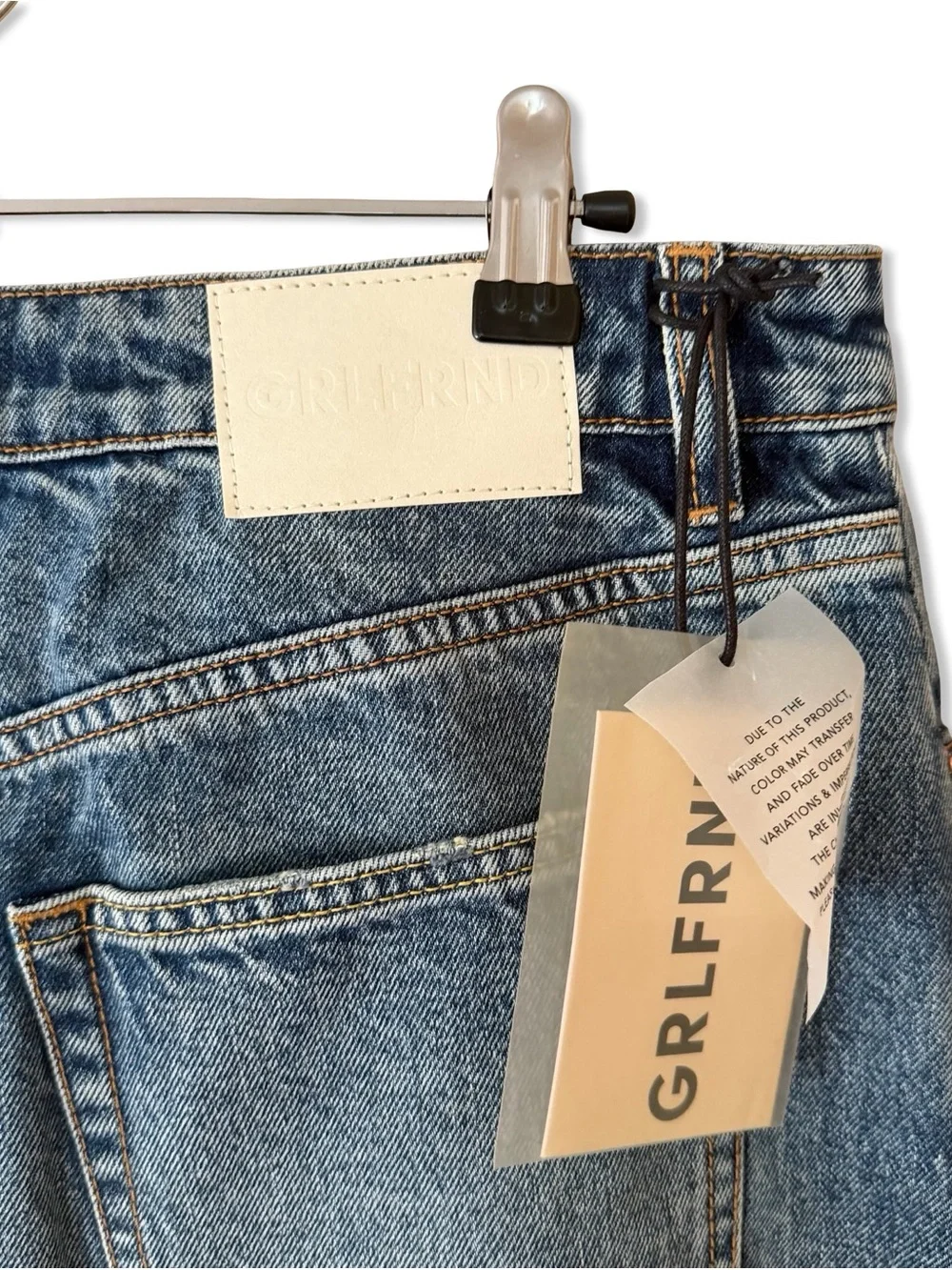 GRLFRND Indira Laced Maxi Skirt Nashville Denim Maxi blue Revolve NWT 27